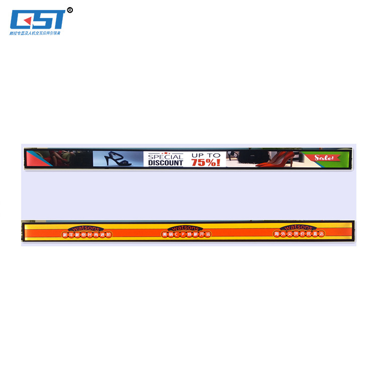 What are the common connection methods for bar LCD screens?