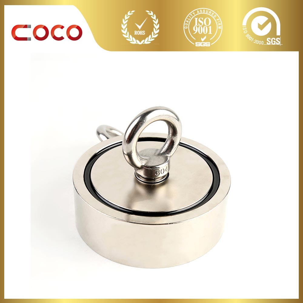 Powerful round pot magnet